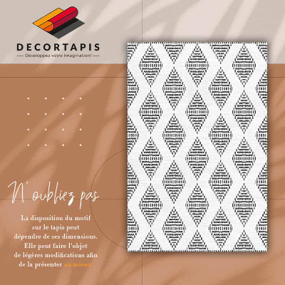 Tapis vinyl Roman géométrique