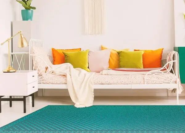 Tapis vinyl Roman géométrique
