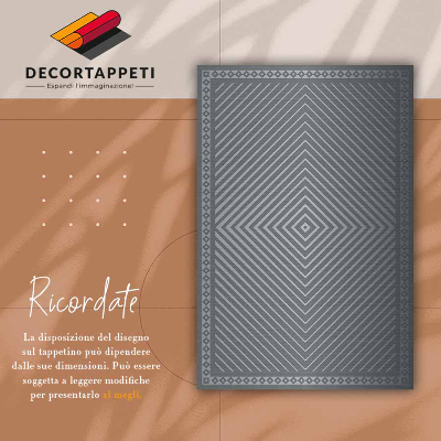 Tapis vinyl Roman géométrique