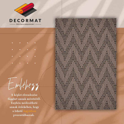 Tapis vinylique Herringbone Zigzag