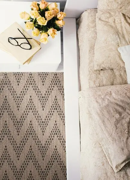 Tapis vinylique Herringbone Zigzag