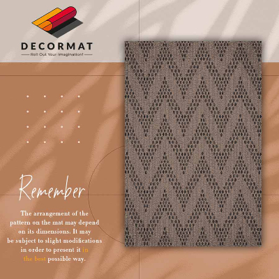 Tapis vinylique Herringbone Zigzag