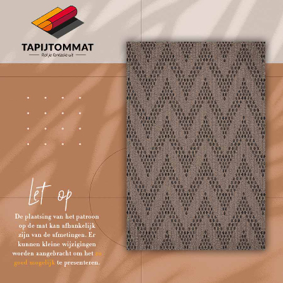 Tapis vinylique Herringbone Zigzag