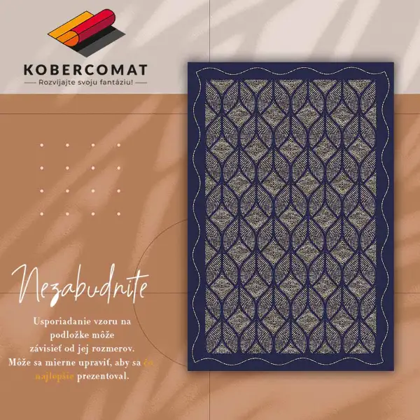 Tapis vinyl Tisser géométrique