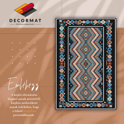 Tapis vinyl Roman géométrique