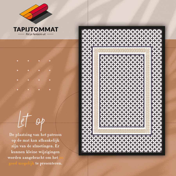 Tapis en vinyl Tresse géométrique