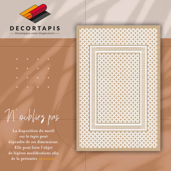 Tapis en vinyl Tresse géométrique