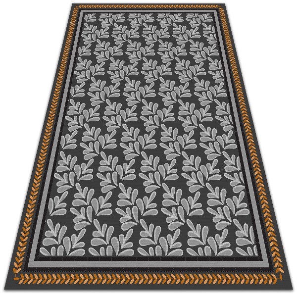 Tapis vinyle Tresse florale