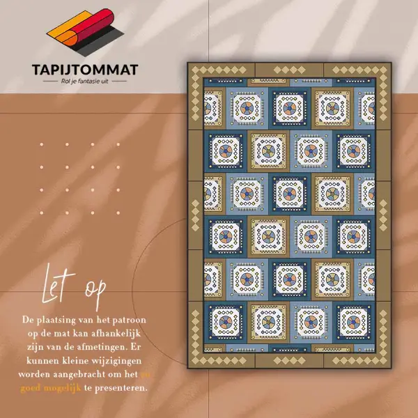 Tapis en vinyle Cheville géométrique