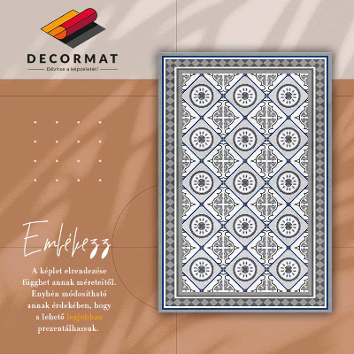 Tapis vinyl Roman géométrique