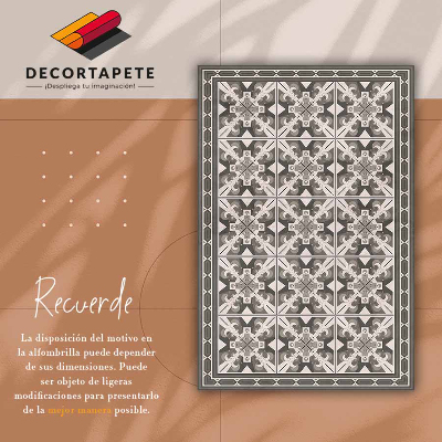 Tapis vinyl Roman géométrique