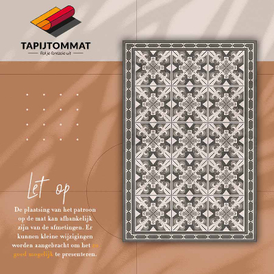 Tapis vinyl Roman géométrique