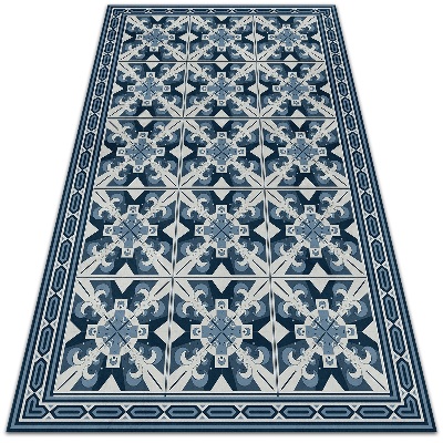 Tapis vinyl Roman géométrique