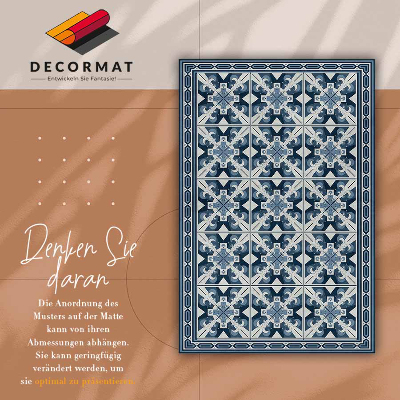 Tapis vinyl Roman géométrique