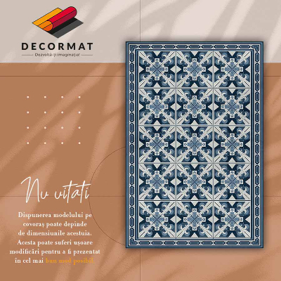 Tapis vinyl Roman géométrique