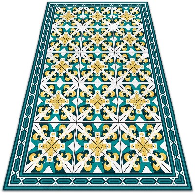 Tapis vinyl Roman géométrique