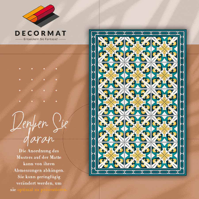 Tapis vinyl Roman géométrique