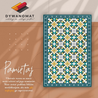 Tapis vinyl Roman géométrique