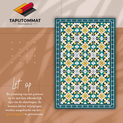 Tapis vinyl Roman géométrique