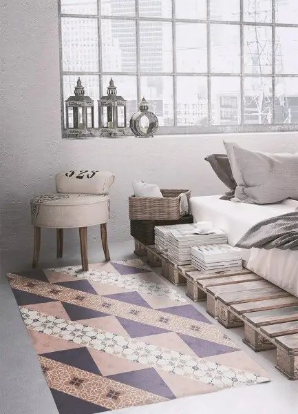 Tapis en vinyl Bandes modernistes
