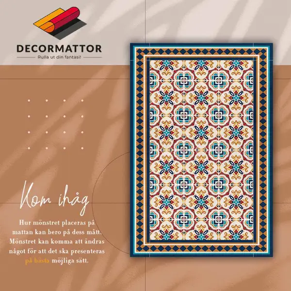 Tapis en vinyle Géométrie florale