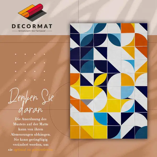Tapis vinyle Formes géométriques