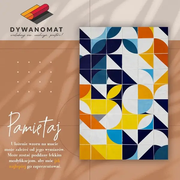 Tapis vinyle Formes géométriques