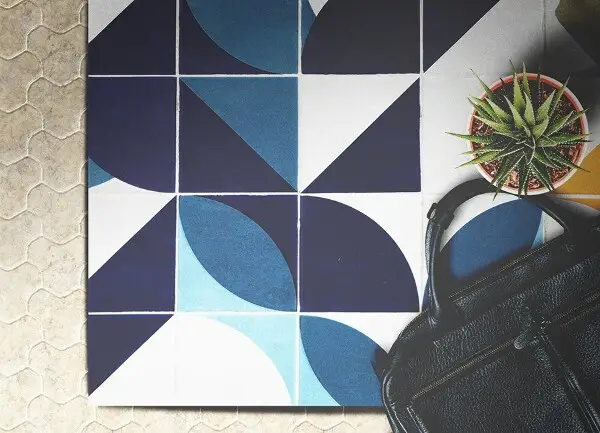 Tapis vinyle Formes géométriques