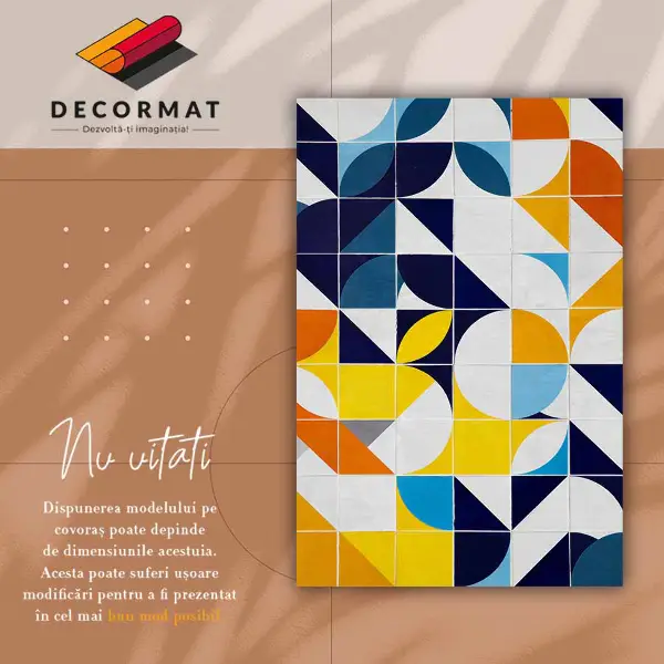 Tapis vinyle Formes géométriques