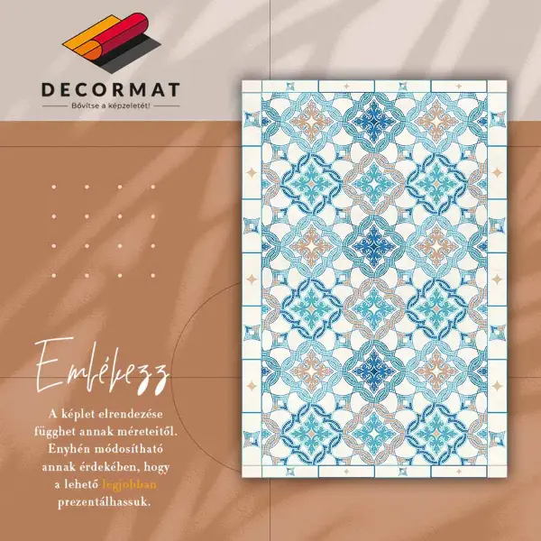 Tapis vinyl Tisser géométrique