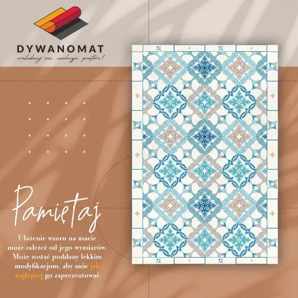 Tapis vinyl Tisser géométrique