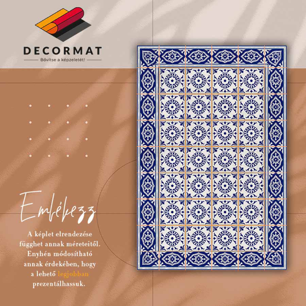 Tapis vinyle Tuiles grecques