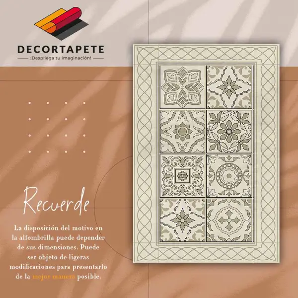 Tapis vinyl Tresse d'espagnol