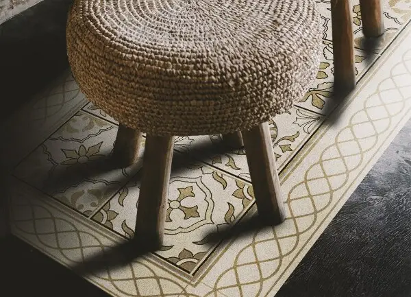 Tapis vinyl Tresse d'espagnol