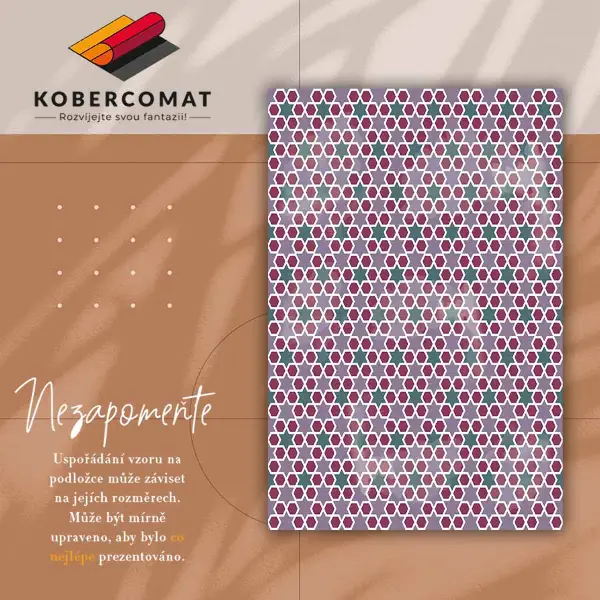 Tapis vinyle Étoiles géométriques