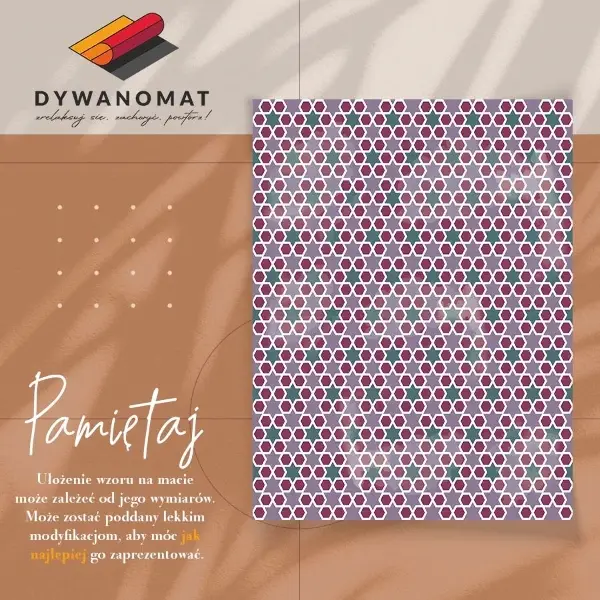 Tapis vinyle Étoiles géométriques