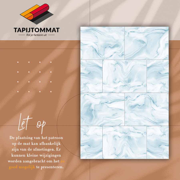 Tapis vinyle Carreaux de marbre