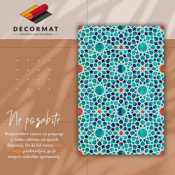 Tapis en vinyl Étoiles géométriques