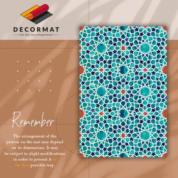 Tapis en vinyl Étoiles géométriques