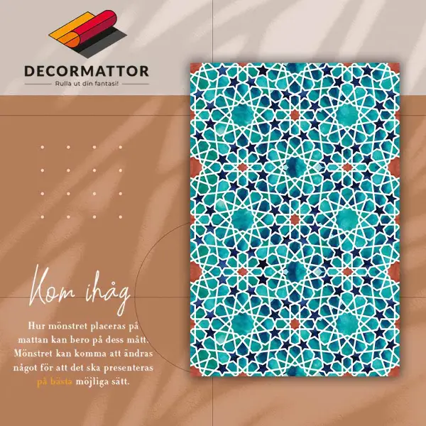 Tapis en vinyl Étoiles géométriques