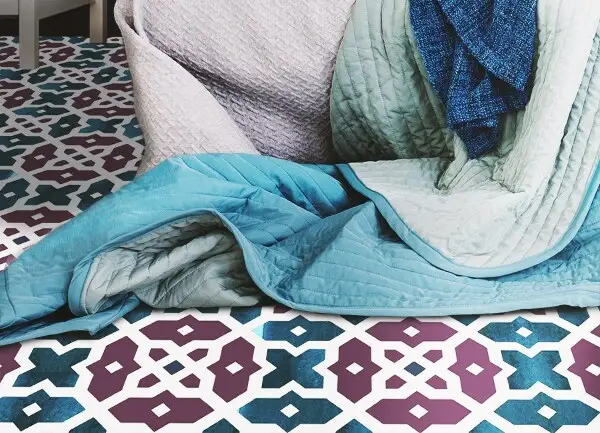 Tapis vinyle Formes géométriques