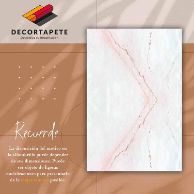 Tapis vinyle Marbre décoré