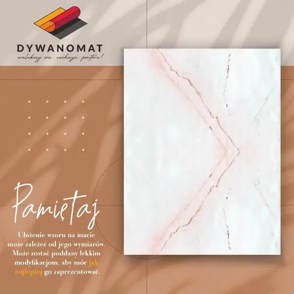Tapis vinyle Marbre décoré