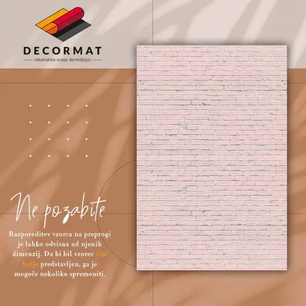 Tapis vinyl extérieur Brique