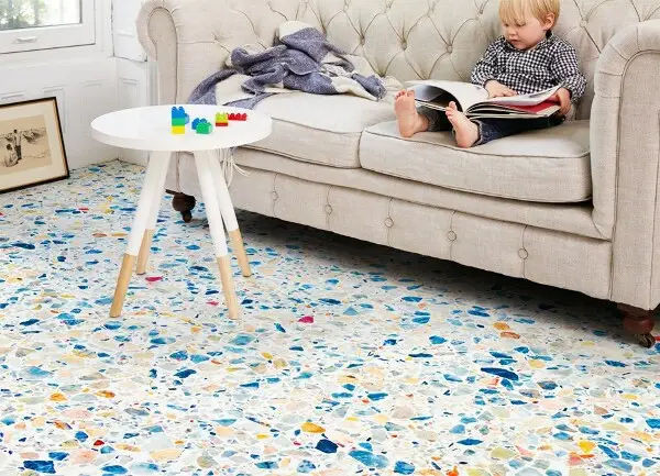 Tapis vinylique Pierre de marbre