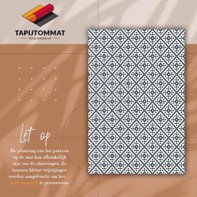 Tapis vinyl Roman géométrique