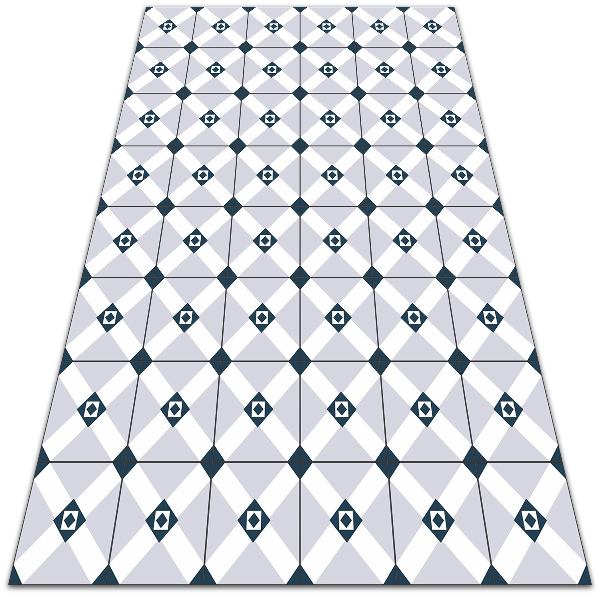 Tapis vinyl Roman géométrique