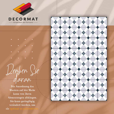 Tapis vinyl Roman géométrique