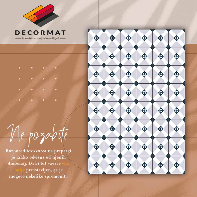 Tapis vinyl Roman géométrique