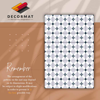 Tapis vinyl Roman géométrique